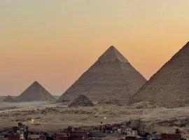 Fort pyramids view