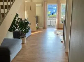 Home in child-friendly surroundings with a cat