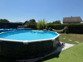 Maison climatisée avec piscine proche Annecy