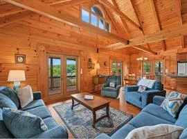 Dog-friendly, lake view cabin w/ furnished decks, Ping-Pong & darts