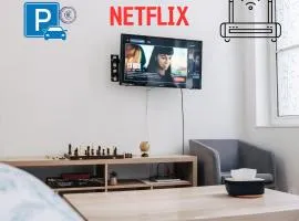 Studio relax Hypercentre Rouen WIFI Netflix Parking
