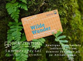 Gratzenthal Boutique Apartments、Hollenstein an der Ybbsのホテル