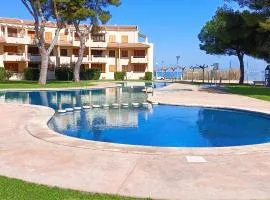 Comfortable Apartment in Alcanar with Shared Pool