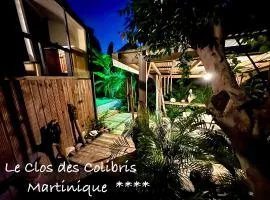 LODGE COLIBRIS Piscine Privée vue panoramique mer et montagne pelée , 500 m plage dans un parc , Calme assuré Idéal pour découvrir le nord Caraïbes