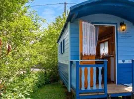 Charming Caravan Near Hamois with Garden
