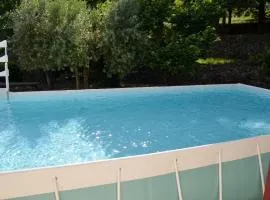 Maison charmante avec piscine et jardin à Robiac-Rochessadoule