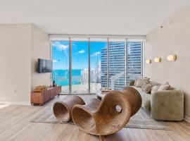 2B2B w Water View - FREE Parking - Pool - Lux Spa, hotell Miamis