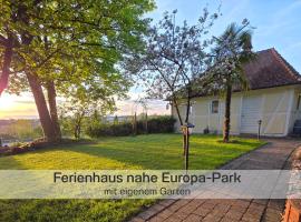 Gesindehaus Charis Ferienhaus nahe Europa Park mit eingezäuntem Garten ideal für Hunde Paare und Familien, hotel sa Kippenheim