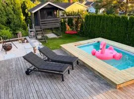 Family house 1000 m from sea and 3 min from golf