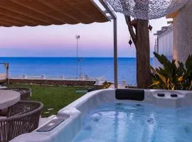 Casa Folimanka, 250sqm Garden Duplex with Jacuzzi, Sea View & Cinema