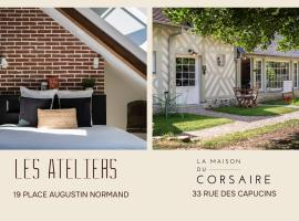 Viesnīca La Maison du Corsaire et Les Ateliers - deux adresses à Honfleur pilsētā Onflēra