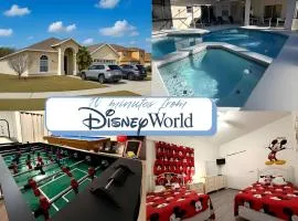 Bright & Spacious Disney Home - Private Pool, Heated Spa & Game Room - Sleeps 14