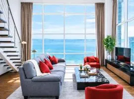 High Floor Full Seaview Loft 2BR Maritime Suites George Town