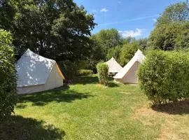 Camping at the Barge