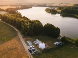 Lake View Glamping Skarlin Prywatny Pomost, Jacuzzi, Działka na Wyłączność