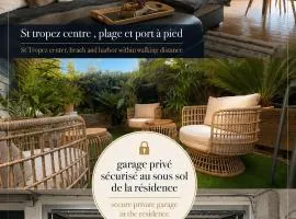Saint Tropez centre parking et jardin privé inclus