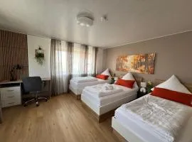 Apartment Leidenberger - Nähe Rothenburg & Ansbach - 2 Schlafzimmern -5 Einzelbetten