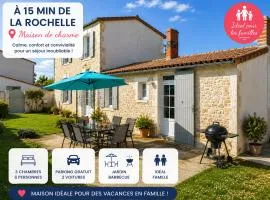 Charmante Maison en Pierre - Confort Tout équipée - Parking Privé - Wifi GRATUIT - 15min de La Rochelle
