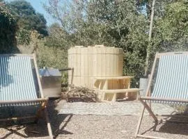 Cosy Shepherds Hut Sleeps 2 with Hot Tub
