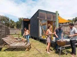 Nomad Tiny, Cabaña 4 personas, Hot Tub, Wifi, Estacionamiento, Muy cerca playa
