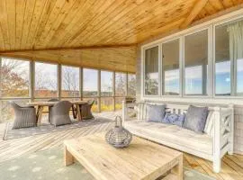 Bayfront home with 270-degree views, large deck & porch - near Popham Beach