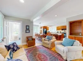 Renovated farmhouse on an acreage with grill, four-bedrooms, & W/D - river views