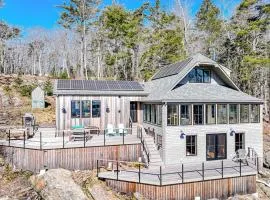 Oceanfront home on 6 acres with multi-level deck & spectacular view