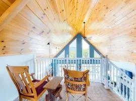 Secluded hilltop home with beautiful Cadillac Mountain view and multiple decks