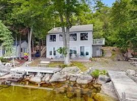 Peaceful Lakefront Escape with Outdoor Dining, Beach Access, Deck & Firepit