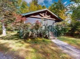 Quaint dog-friendly cabin getaway with firepit, AC, kitchen, & hiking