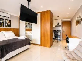 Studio com Piscina e vaga perto Aeroporto GRU