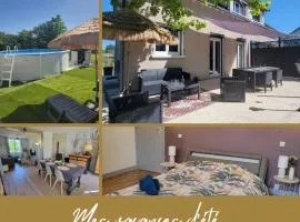 Le gite d 'Amélie maison climatisation wifi jardin privé