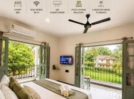 1 bed peaceful studio Apartment near Colva beach