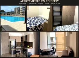 Apartment near El Rodadero and the ocean