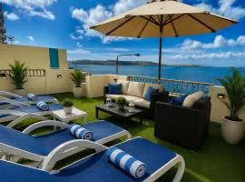 Spacious Bugibba Seafront Home 3BR Free Parking Free WiFi