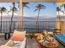 Spectacular luxury , modern oceanfront condo Maalaea-Kihei ,Maui, hotel i Wailuku