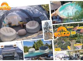 Summer IGLOO by the sea in COCOland, hotell sihtkohas Pálioura