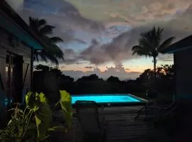 Chalet ,vue mer, piscine