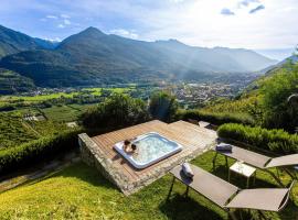 Wine Hotel Retici Balzi – hotel w mieście Poggiridenti