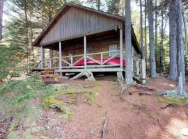 Lakefront cabin with private dock & beach access