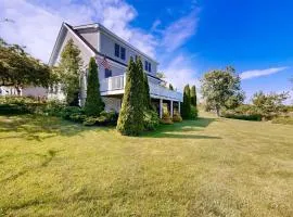 Oceanfront home with dock, beautiful deck & firepit - steps to the beach