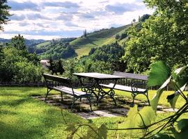 "Ferienwohnungen Karin am Seggauberg" - Panoramalage nahe dem Stadtzentrum Leibnitz, ξενοδοχείο σε Leibnitz