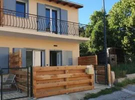 New duplex apartment with patio and south-facing balcony