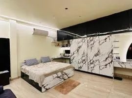 Spacious Fully Furnished Private Room AC Free Parking Near Highway