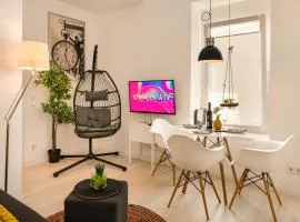 Mola Apartments- Trendiges Apartment in der City-Nähe Dortmund-Terrasse-3 Gäste-WLAN