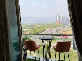 Designer One Bedroom Apartment With Balcony & Mountain Views Opposite Centaurus Mall ISB