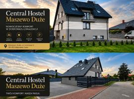 Central Hostel, hotel em Maszewo Duże