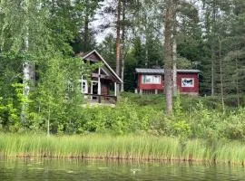 Lakefront Cabin and Sauna Pohtionranta - Helvetinkolu, Ruovesi