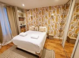 Chambre avec sdb dans appartement sympathique