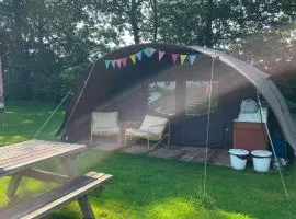 Leuk ingerichte De Waard tent op kleinschalige camping